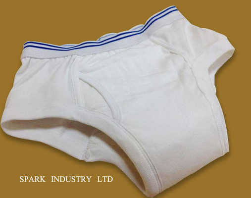 Sous-vêtements adultes réutilisables d'incontinence, dossiers sans couture d'incontinence de coton pur de 100% avec la protection
